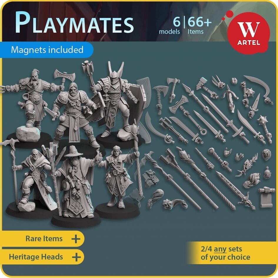 Magnetic Heroes: Playmates Set