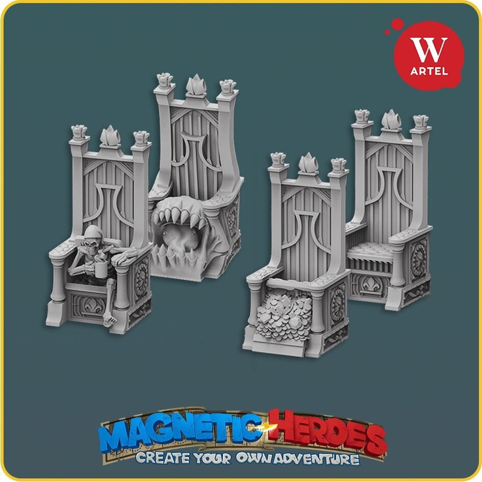 Magnetic Heroes: Dungeon set "Throne"