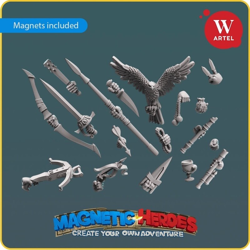 Magnetic Heroes: Hands set &quot;Cunning&quot;