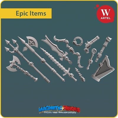 Magnetic Heroes: Epic Items set