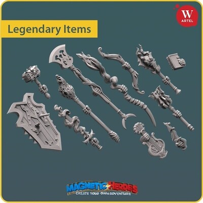 Magnetic Heroes: Legendary Items set