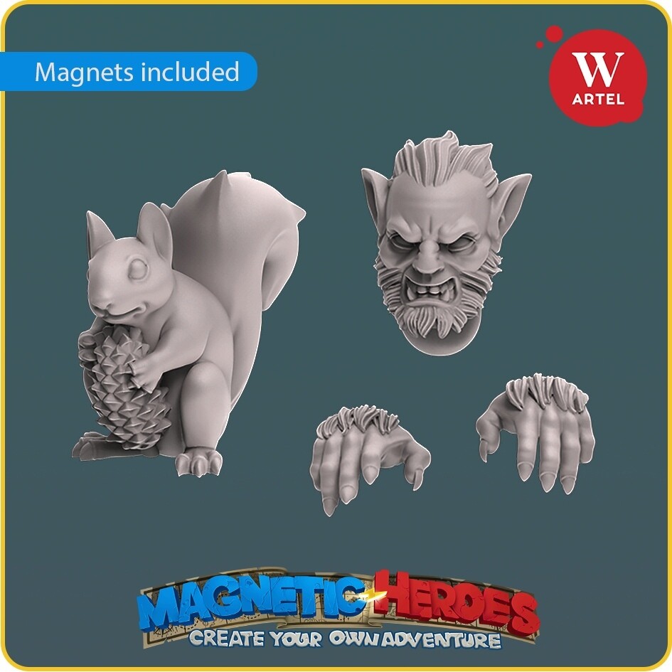 Magnetic Heroes: Werewolf Set