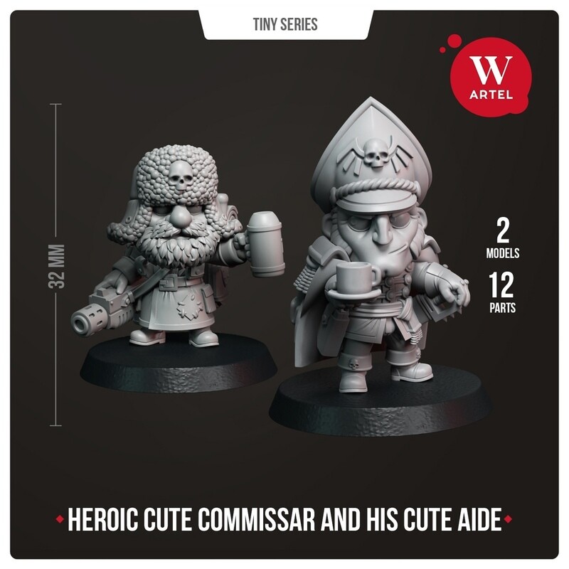 Heroic Cute Commissar and his Cute Aide