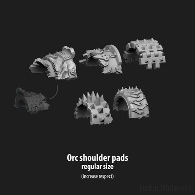 Orc shoulder pads (regular size)