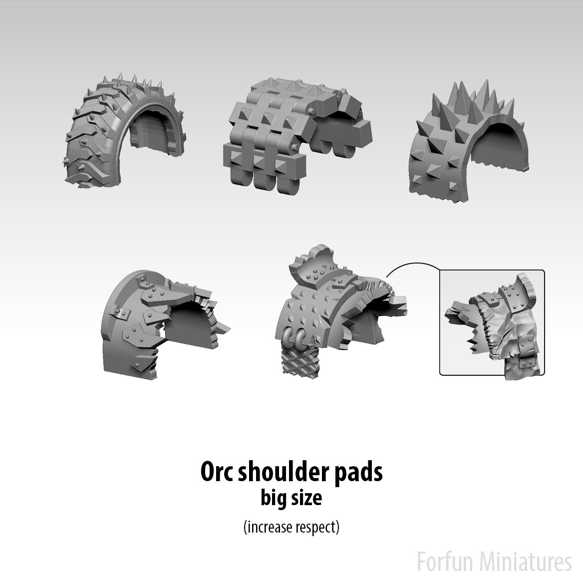 Big Orc Shoulder Pads