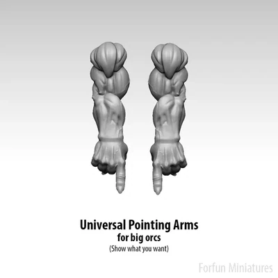 Pointing Arms (big orc size)