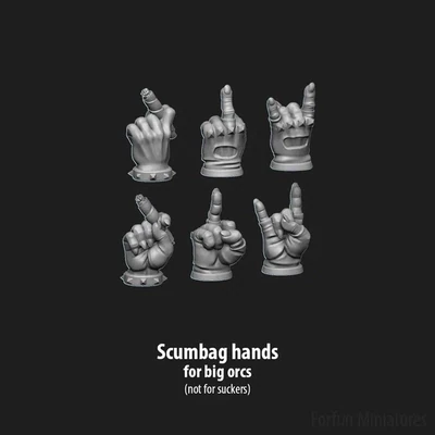 Scumbag Hands (big orc size)