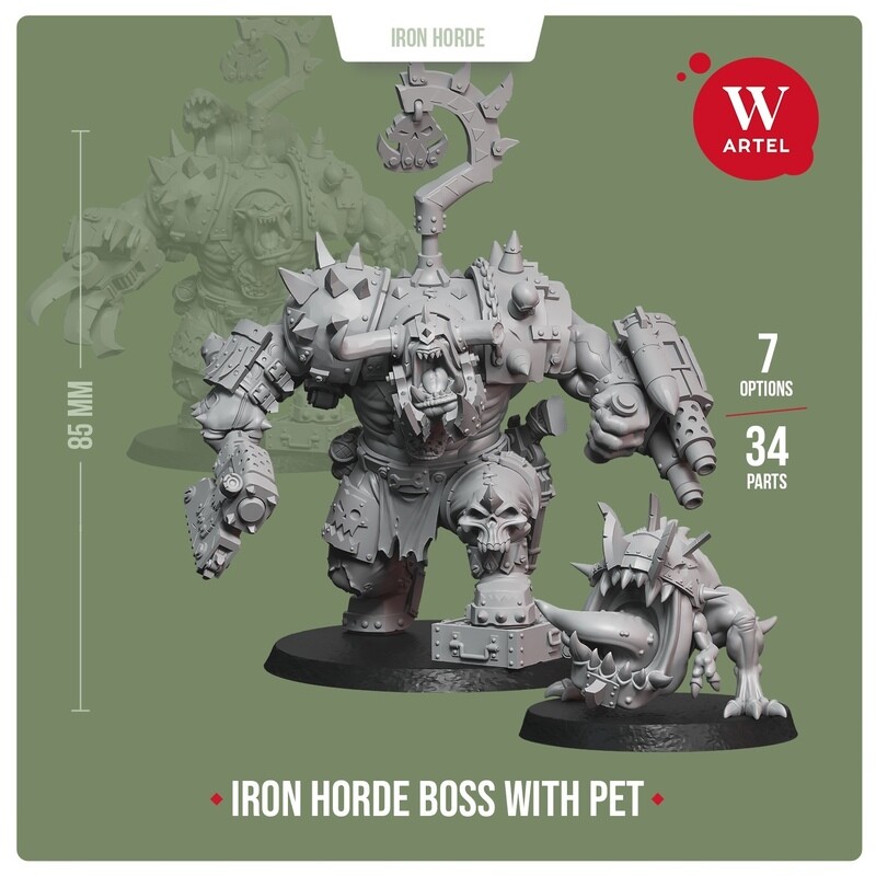 Iron horde Boss with pet