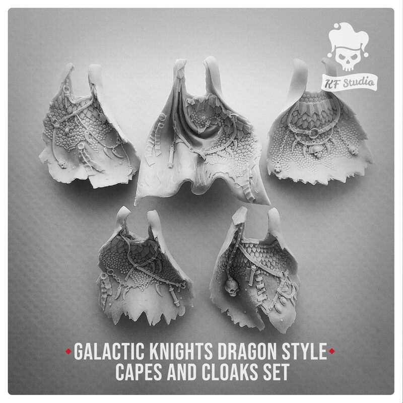Galactic Knights Dragon Style Capes and Cloaks Set by KFStudio