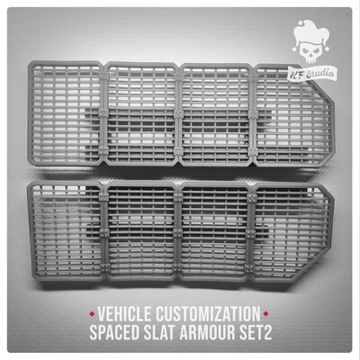 Spaced Slat Armour Set#2 by KFStudio