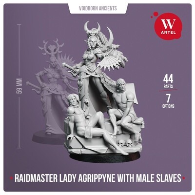 Lady Agrippyne with Male Slaves