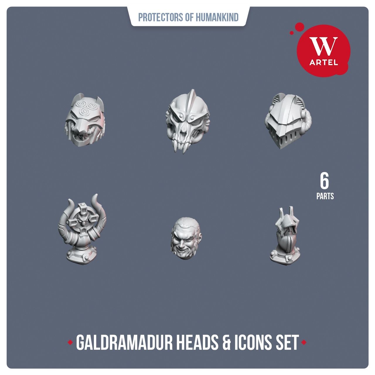 Galdramadur Heads and Icons Set