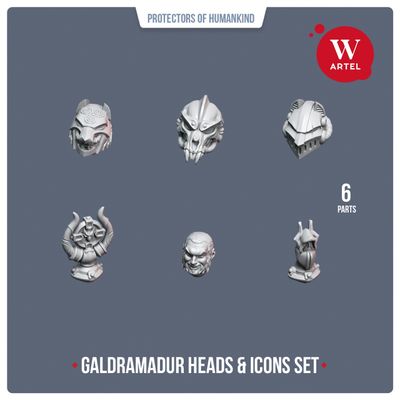 Galdramadur Heads and Icons Set