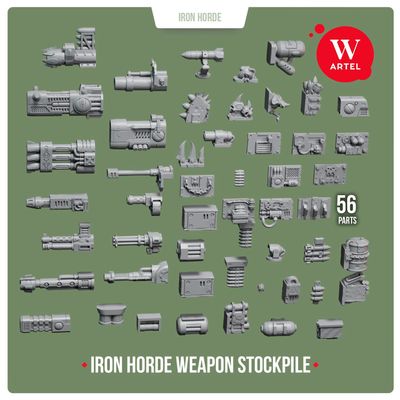 Iron horde weapon stockpile