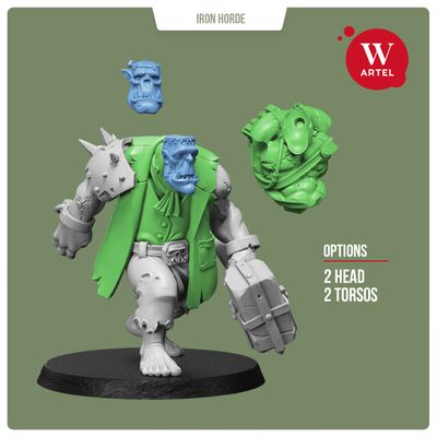 Franky-Ork and Gobbo-Brain