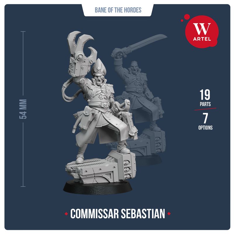 Commissar Sebastian, Bane of the Hordes
