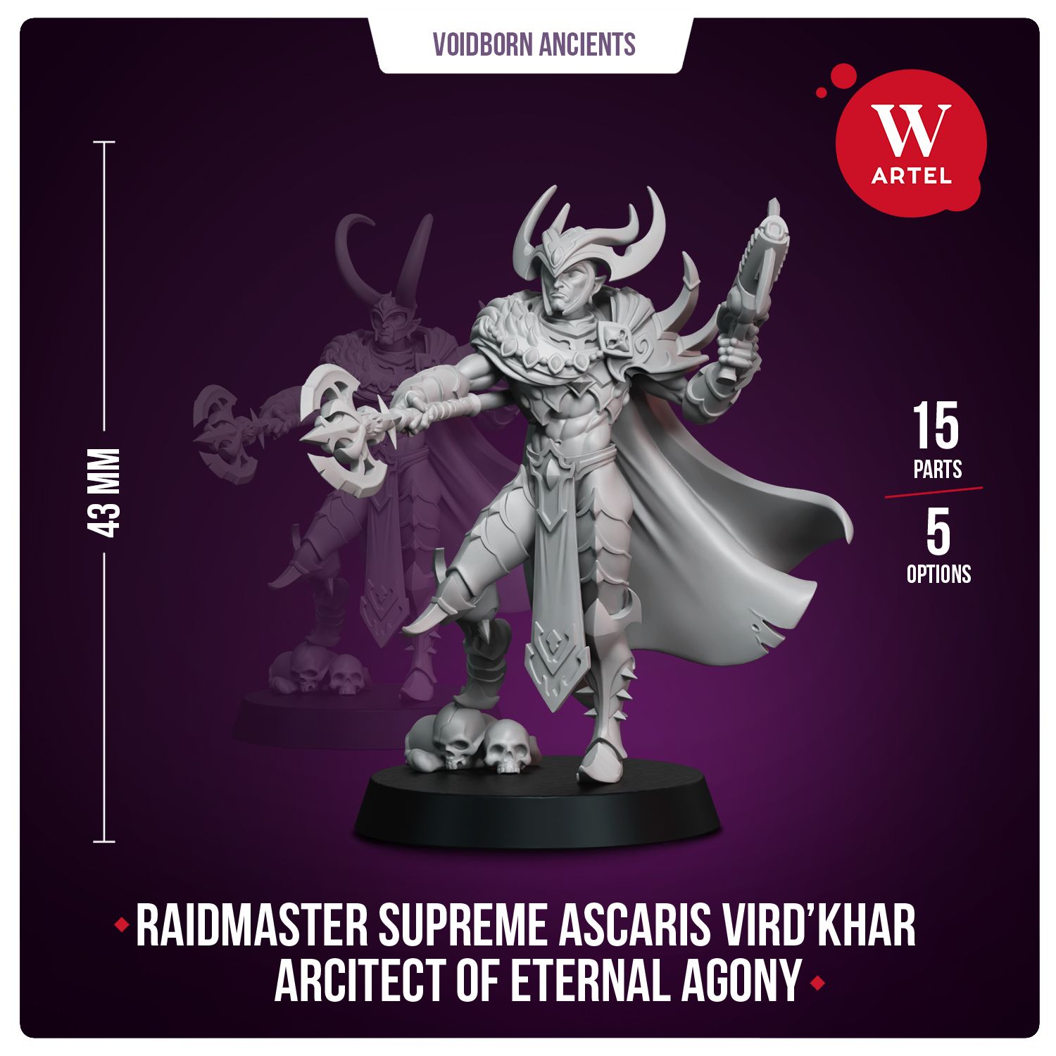 Raidmaster Supreme Ascaris Vird’khar, Arcitect of Eternal Agony