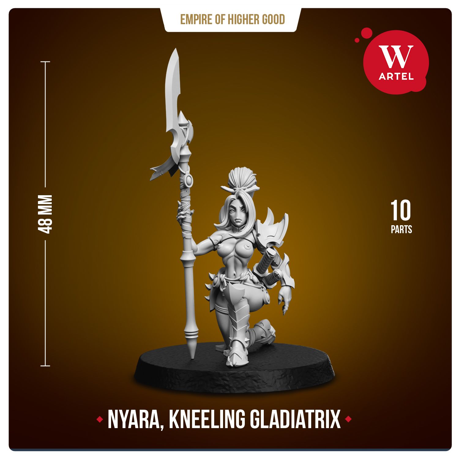 Nyara, Kneeling Gladiatrix