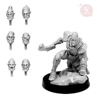 Starborn Ancients Male Unmasked Heads