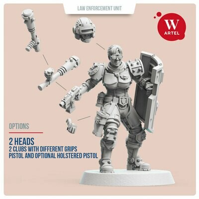 L.E.U. - Riot Control Squad (Female enforcers)