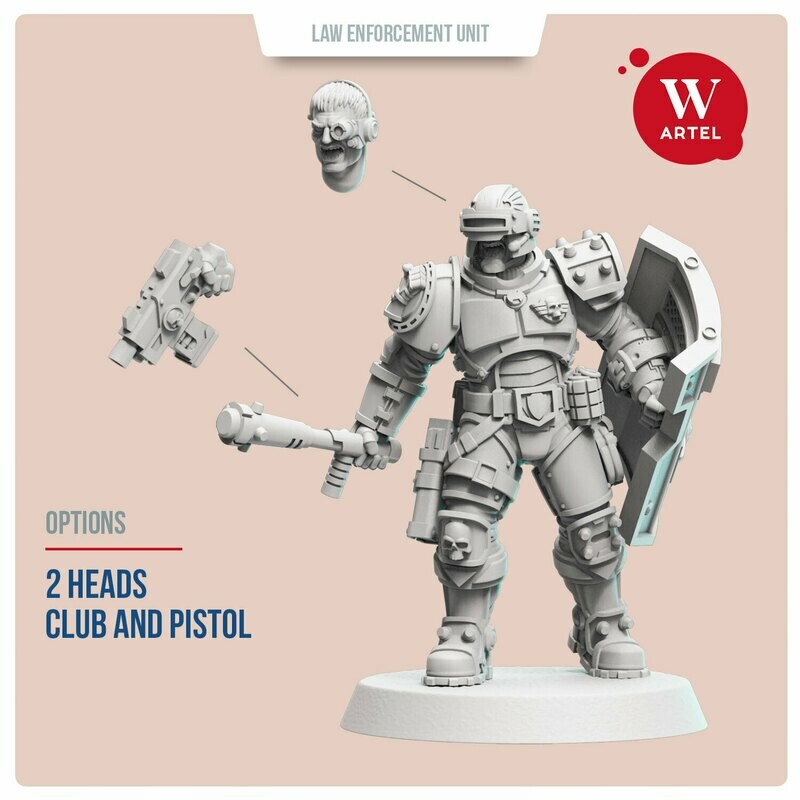 L.E.U. - Riot Control Squad (male enforcers)