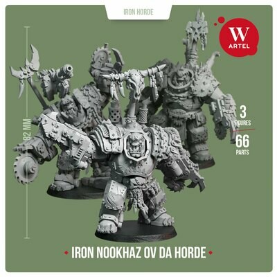 Iron Nookhaz ov da Horde (3 miniatures)
