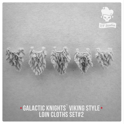 Galactic Knights Viking Style Loin cloths Set#2 by KFStudio
