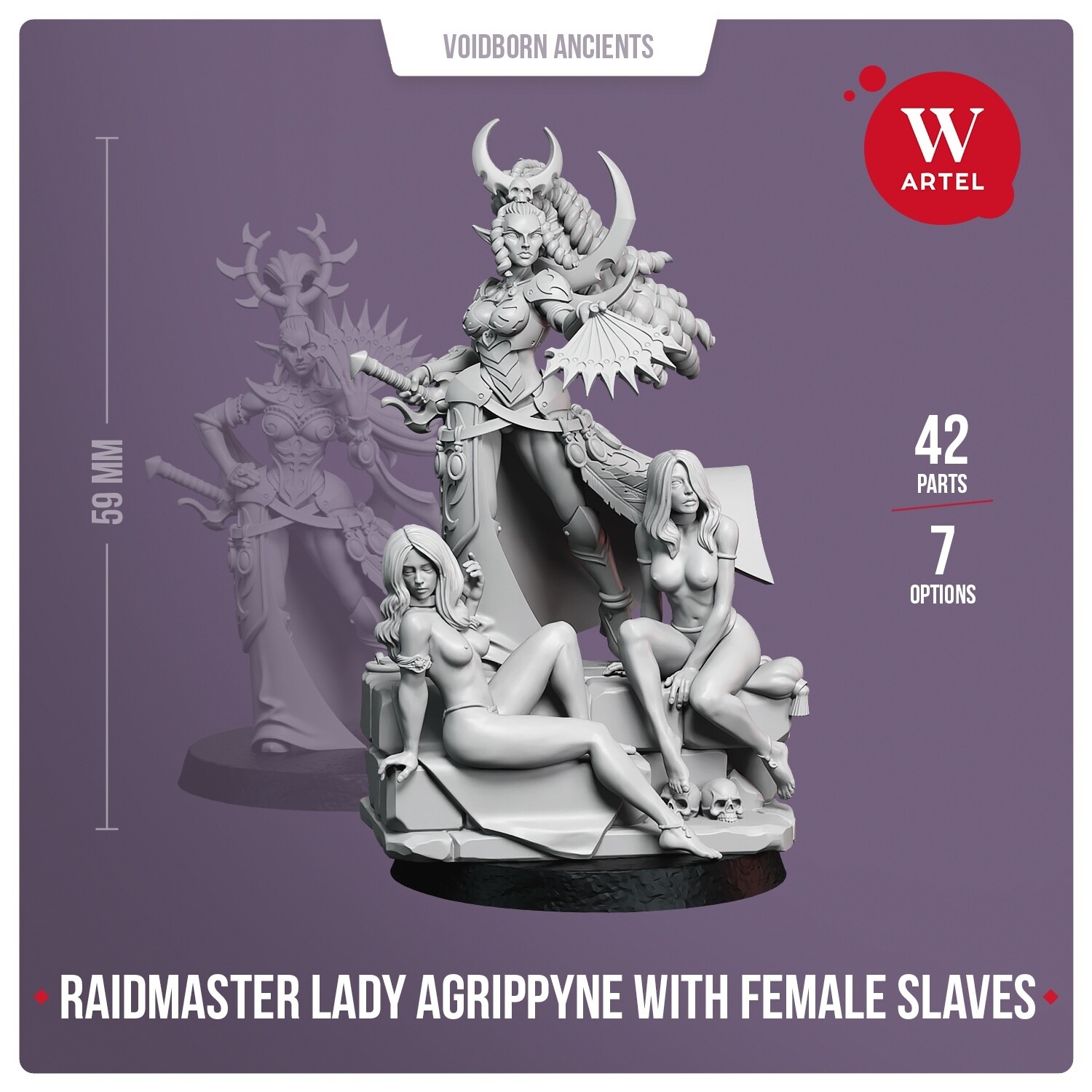 Lady Agrippyne with Female Slaves