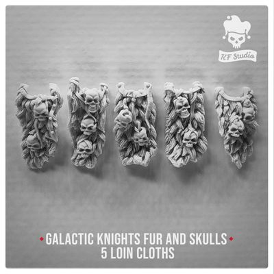 Galactic Knights Fur and Skulls Loin Cloths by KFStudio