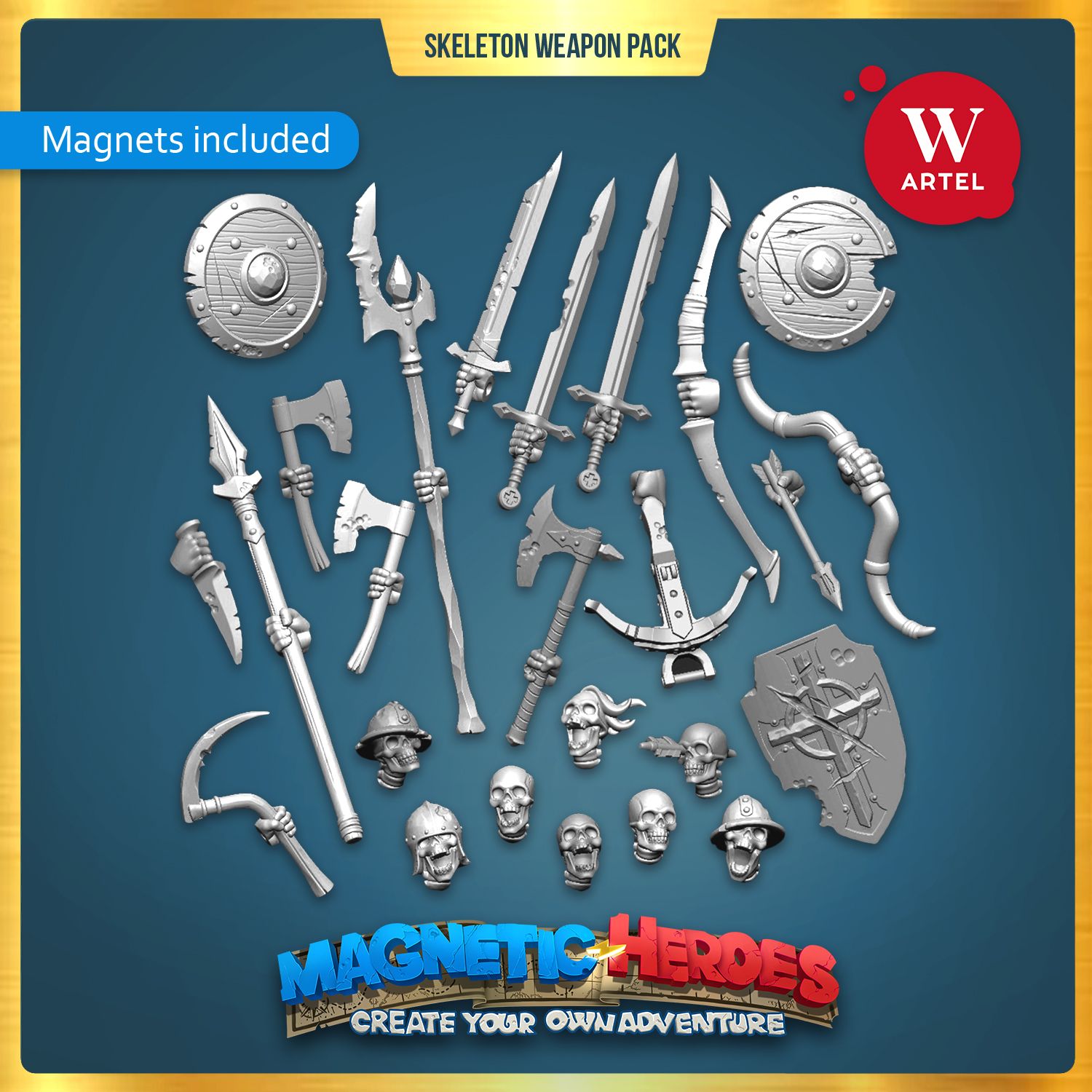 Skeleton Weapon Pack