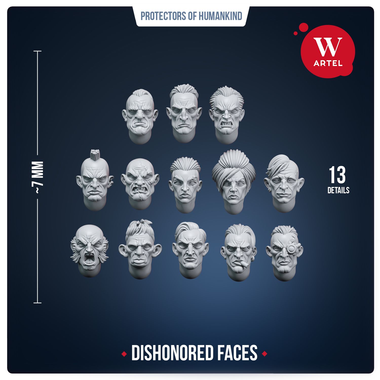 Dishonored Faces