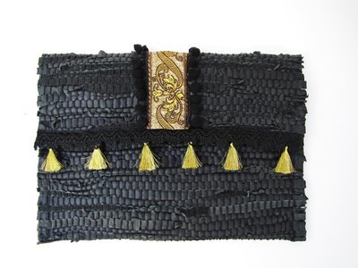 Funky leather Clutch