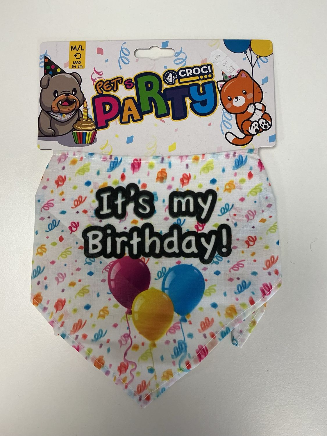 Bandana it’s my birthday small medium