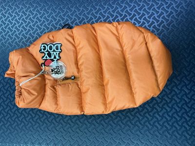 Jas warm met dons taille XL I love my dog