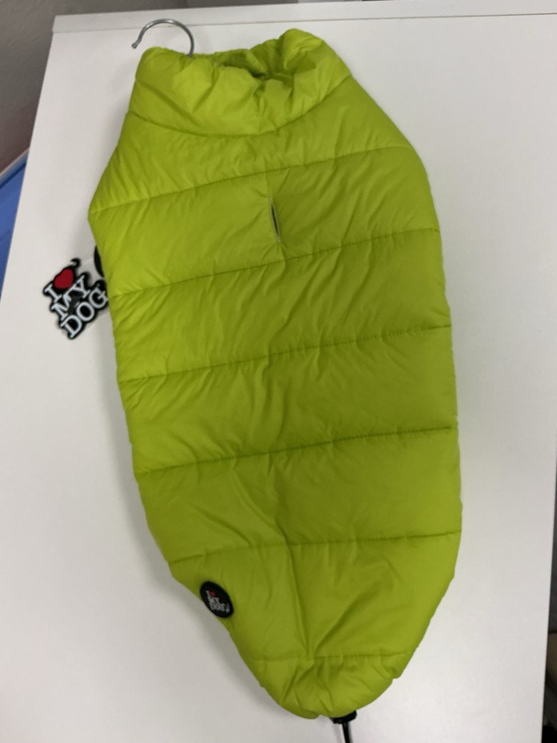 Jas warm velcro sluiting taille XXL I love my dog