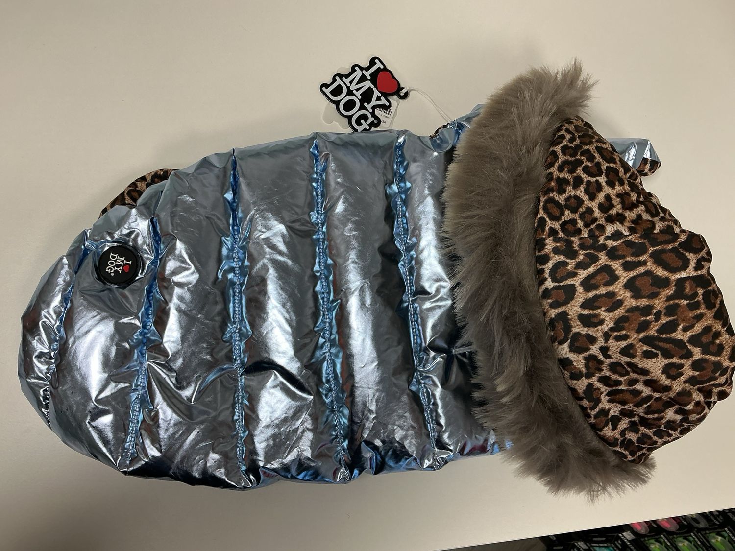 Jas met voering panter print taille XXL IloveMydog