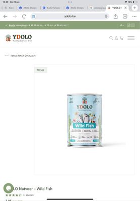Ydolo wild fish blik 400g