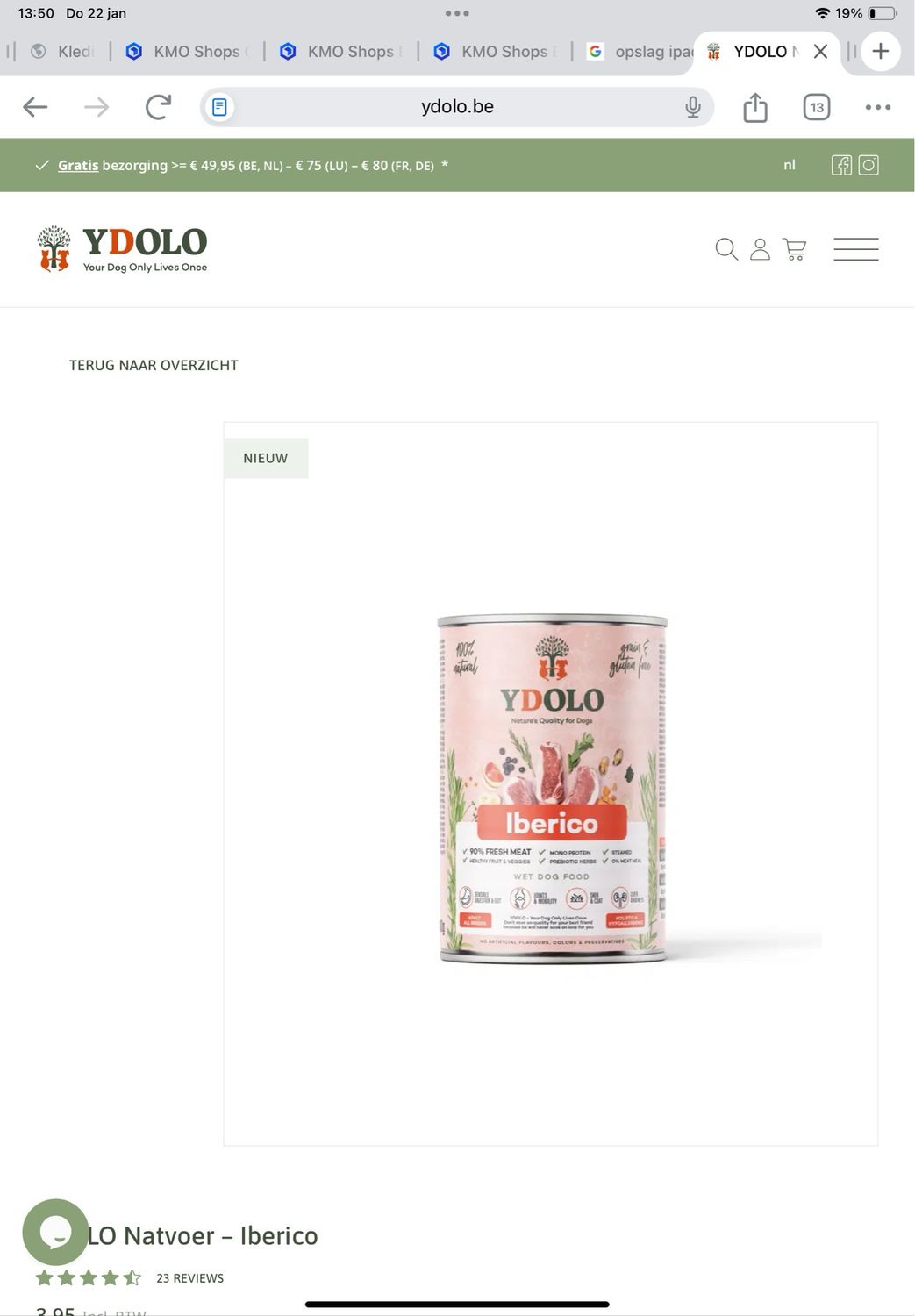 Ydolo Iberico blik 400g
