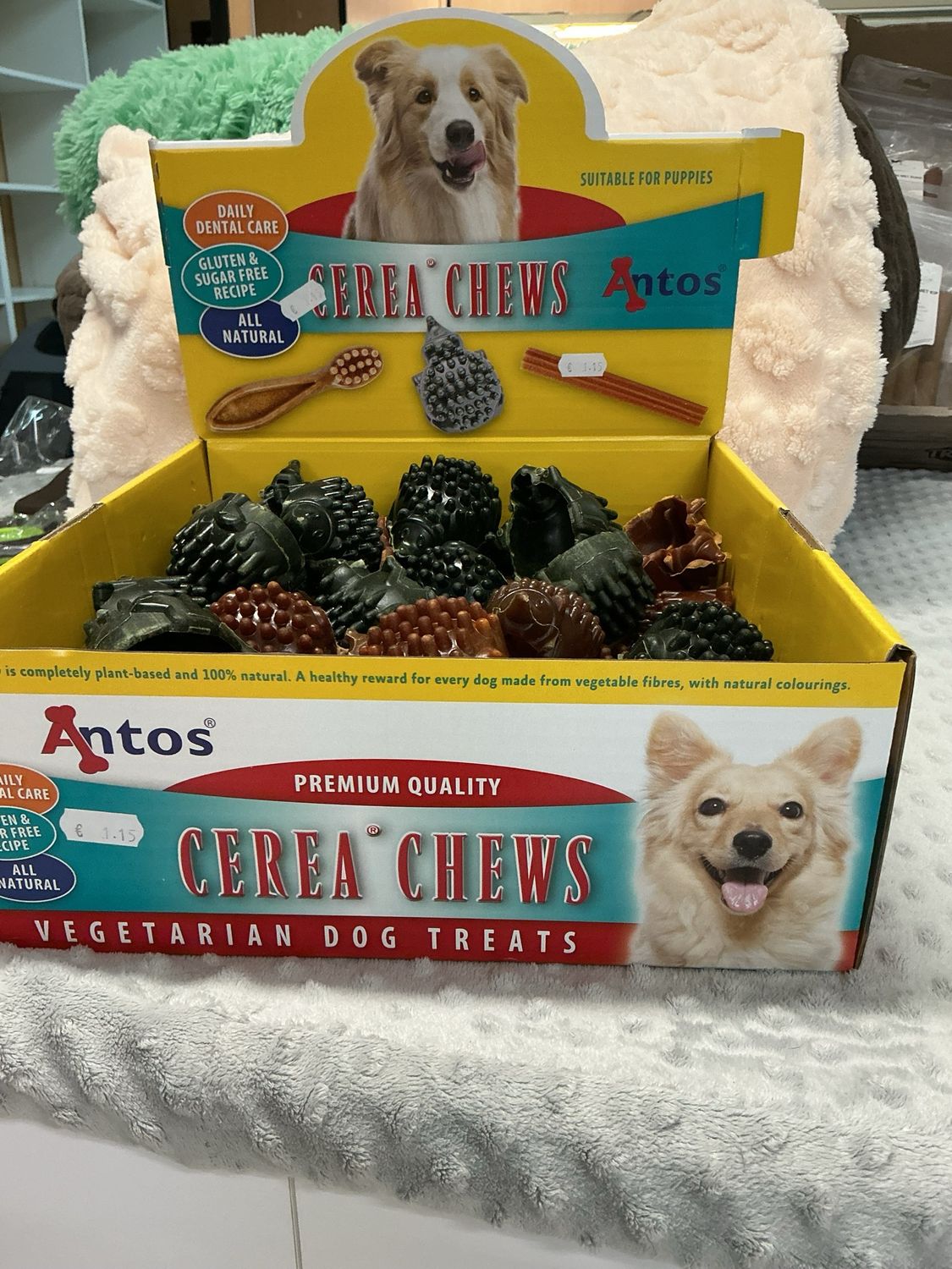 Antos kauw-egel klein per stuk 100% plant-based glutenvrij en suikervrij