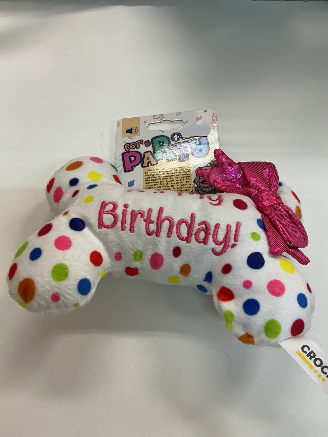 Party it’s my birthday beentje pluche