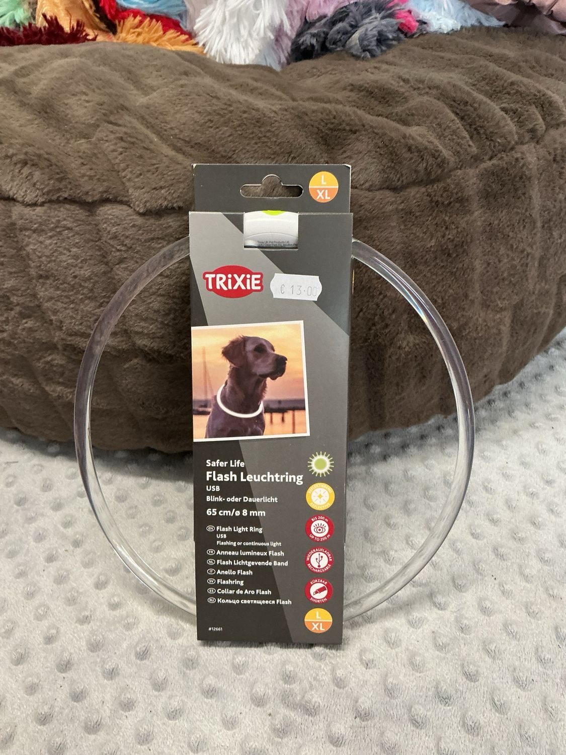 Trixie lichtgevende band groen l-xl