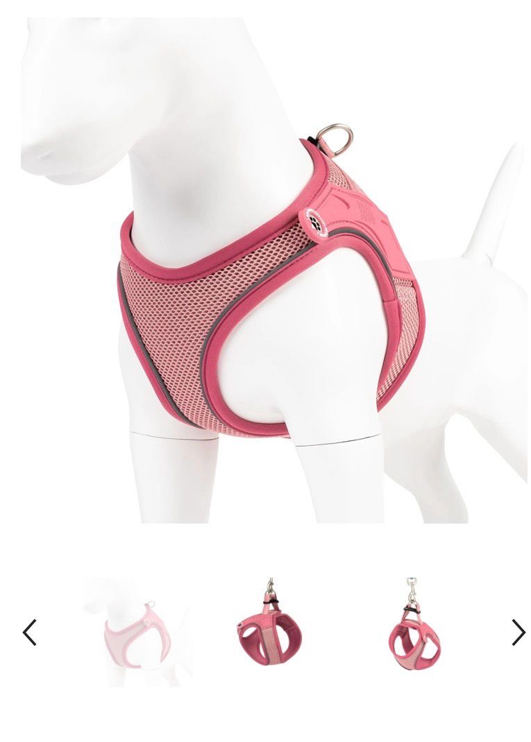 Harnas MaxMolly air vest XL chest 52-58cm roze