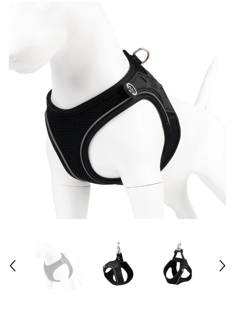 Harnas MaxMolly air vest XL chest 52-58cm zwart
