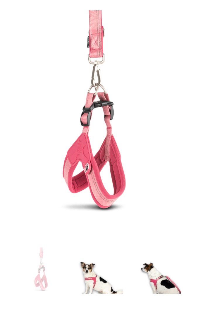 Harnas MaxMolly Q-fit XS chest 40-44cm roze