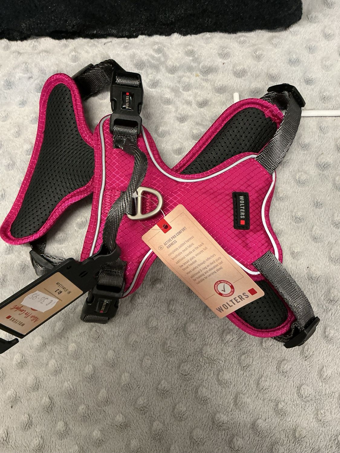 Harnas Wolters gr 4 chest 55-65cm roze