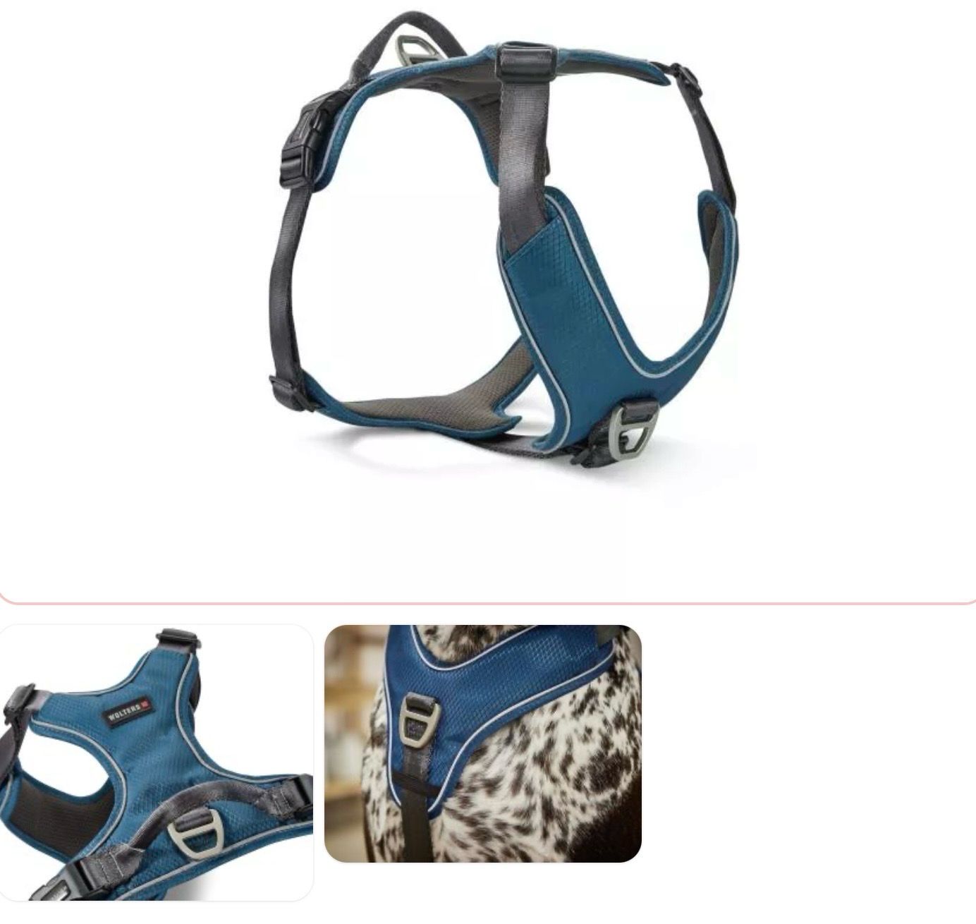 Harnas Wolters gr1. Chest 40-47cm blauw