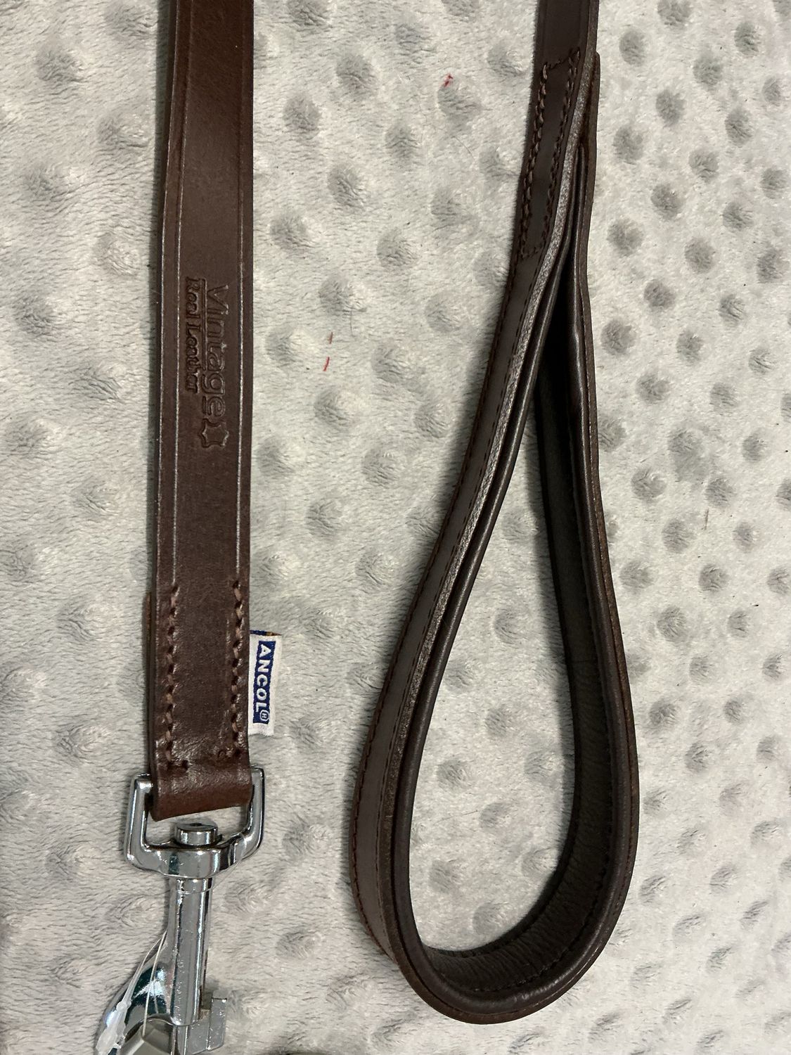 Leiband  Timberwolf 100cmx2,5cm echt leder