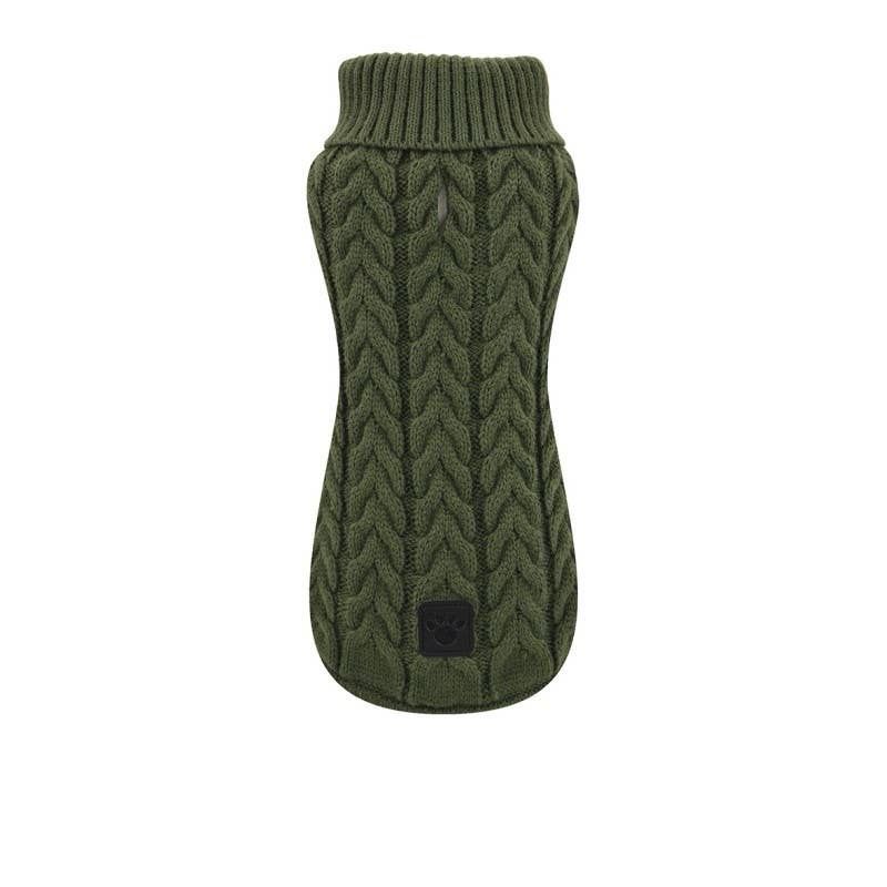 Kabeltrui kaki groen maat 45