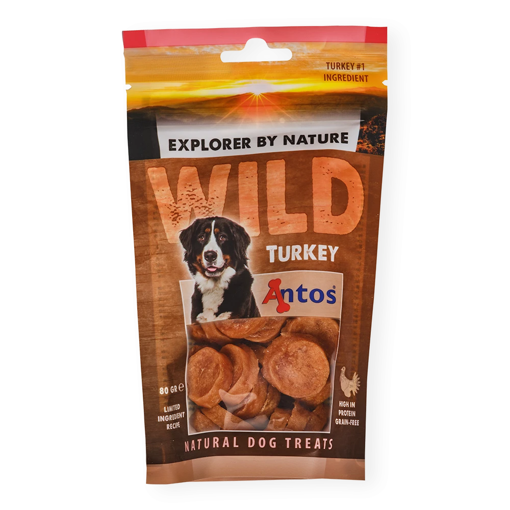 Wilde kalkoen snacks 80 gr