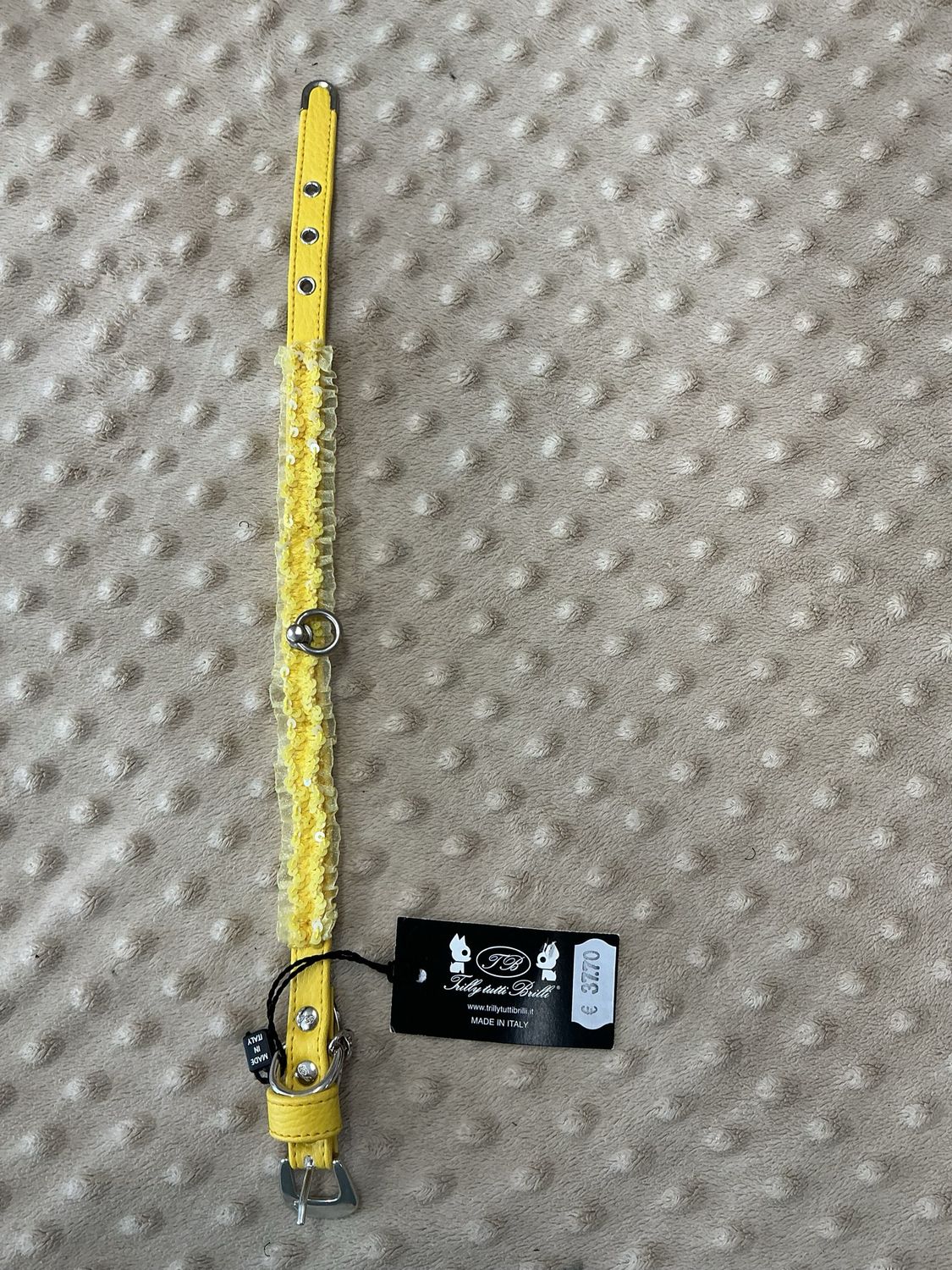 Halsband geel 30 cm Trilly tutti Brilli